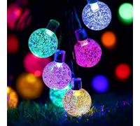 Lezonic Guirnalda luminosas Solares Exterior 7m 50 LED, 8 Modos, Impermeable, Multicolor - Decoración Luces Solar para Jardín, Terraza, Navidad, Bodas y Fiestas(multicolor)