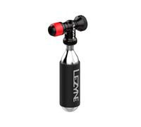 LEZYNE CLIK Drive - Inflador de CO2 con cartucho de 20 g, ligero y duradero, válvula de clip de aluminio mecanizado CNC, compatible con bomba de neumáticos de bicicleta, mayor conexión de flujo de
