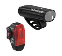 Lezyne Conjunto de Iluminación Hecto 230+ KTV con Homologación StVZO rojo/negro