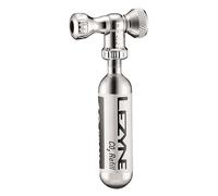 Lezyne Control Drive Co2 Inflador Presta/Schrader 16g Cartucho & Manga Plata