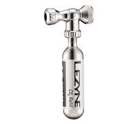 Lezyne Control Drive Co2 Inflador Presta/Schrader 16g Cartucho & Manga Plata