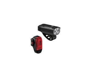 LEZYNE Juego de luces para bicicleta Fusion Drive 500+ KTV Pro Set negro