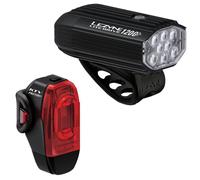 Lezyne Lite Drive 1200 + LED Faro Luz Bici & Ktv Drive Pro + Luz Trasera