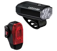 LEZYNE Luce Micro Drive 800+/ktv Drive Pro+ anteriore+posteriore Nero