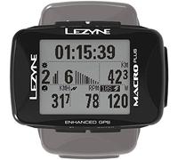 Lezyne Macro Plus - Contador GPS para Bicicleta o montaña, Unisex, Color Negro, Talla única