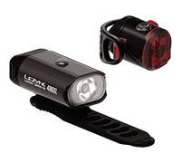 Lezyne Mini Drive 400 / femto par iluminación para Bicicleta o Bicicleta de montaña LED Recargable USB Unisex Adulto, Negro, Talla única (Talla del Fabricante: t.One sizeque)