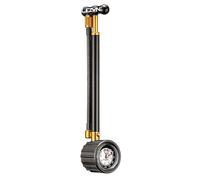 LEZYNE Shock Drive - Bomba de mano para bicicleta, bomba de choque de alta presión de 400 psi, portátil, bomba de bicicleta de montaña y carretera