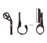 Lezyne Soporte Frontal para GPS, Negro