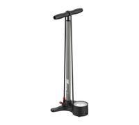 LEZYNE Sport Floor Drive 3,5 - Bomba de pie para bicicleta de alta presión con pantalla analógica de 8,9 cm - Bomba de aire duradera de 220 PSI para bicicleta de carretera - ABS-1 Pro Chuck compatible