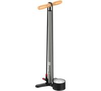 LEZYNE Steel Floor Drive - Manomètre 3" 5 - Bomba de Pedal Unisex Adulto | Calibre analógico de 3.5 pulgadas, inflado de aire de neumáticos de 220 PSI para bicicletas de carretera/pista