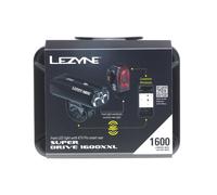Lezyne Super Drive 1600XXL/KTV Pro Box Set de luces de bicicleta Talla única Negro
