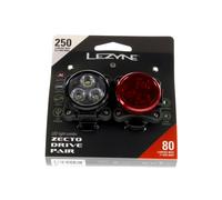 Lezyne Zecto Drive Set de luces de bicicleta Talla única Negro