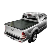 LFAMZO Cubierta rígida plegable en tres partes for caja de camioneta Foton Tunland E3 E5 FT-500 | Cubierta retráctil de aluminio for caja de camioneta | Sello de caja plegable manual | Impermeable