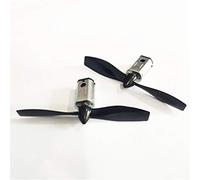 Lfang-Generators 2SET N21 3V 17000RPM MOTOR DE DC CON NEGRO PROTELER ROJO MODELO MODELO PIEZAS DE DIY del ventilador de helicóptero, alta e transmisión(Black Prop Motor)