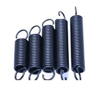 Lfang-Resortes de extensión Wire Diameter 0.8mm Tension Spring Expansion Springs Open Hook Spring Pullback Spring Length 20-60mm, 10pcs, Resistente a la compresión y duradero(50mm,8 Mm, 14 in Bag)