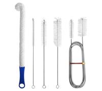 LFBEST Juego de limpieza de cepillos, limpiador de pipas prémium para la limpieza sin esfuerzo de zonas difíciles de alcanzar en tuberías de agua, botellas, boquillas, acuarios y más