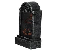 LFCKVX 1pc Halloween Themed Tombstone Lamp Unique Decorative Night Light for Parties and Home Decor Energy-Saving Desktop Decoration Creative Grave