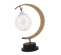 LFCKVX 1Pc Stylish Iron Moon Decor for Bedroom Living Room Office Table No Batteries Included