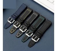 LFCKVX 20 21mm High Density for Pilot Prince Bertolo Folding Buckle watchband Men's Bracelet Nylon Leather Watch Strap
