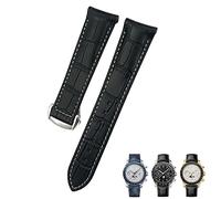 LFCKVX 20mm Curved Leather Band Fit 300 AT150 for Sxwatch Watch Strap