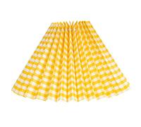 LFCKVX 2pcs Pleated Table Shades Only Grey for Desk Lamp Easy Install Lampshade Accessory