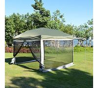 LFCKVX 8-10 Persons Lightweight Family Camping Waterproof UV Resistant Outdoor Folding Tent, Easy to Install