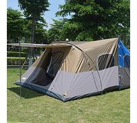 LFCKVX 8-10 Persons Lightweight Family Camping Waterproof UV Resistant Outdoor Folding Tent, Easy to Install