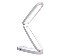 LFCKVX Adjustable Folding Desk Lamp with Touch Control Flicker Eye Care Reading for Bedroom Study Room USB Powered Small Night Light White