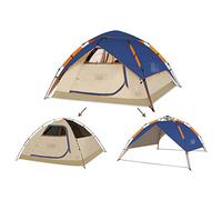 LFCKVX Automatic Outdoor Thickened Anti-Storm Rain Double Rainproof Field Gazebo Sunscreen shed Pop-up Large Camping Cabin Beach Tent Quick Installation waterproo