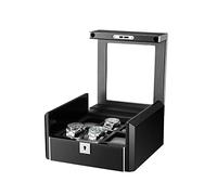 LFCKVX Black Luxury Boxes Grids Watches Storage Case Watch Display Box (Color (1)