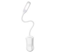 LFCKVX Compact Ultra-Bright Adjustable Rechargeable Clip-on Reading Light with USB Charging and Touch Control