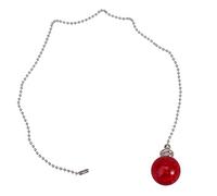LFCKVX Cracked Grain Pendant Fan Pull Chain Decorative for Lights Ceiling Fans and Desk Lamps Ornament Red Easy Replacement Accessory