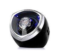 LFCKVX Creative Heart-Shaped Automatic Single Winding Storage Bracelet Collection Two Colors Optional Watch Display Box (Black)