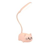 LFCKVX Cute Cat Desk Rechargeable Night Lamp Cartoon for Eye Care Study and Reading Light Present