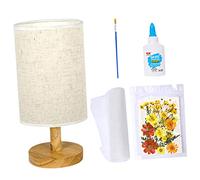 LFCKVX Decorative Night for Bedroom Fabric Table Lamp Desk Light Creative Decor