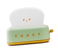 LFCKVX Desk Toast Lamp Rechargeable Bedside Night Light Boy Girl Compact USB Charging Warm Glow Bedroom Nursery Cute Room Decor for Boys and Girls