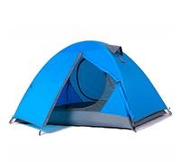 LFCKVX Festival 2 Person Family with Zipped Door and Carrying Bag Double Layer Dome Tent for Outdoor Hiking Camping Beach Garden