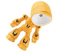 LFCKVX Kawaii Light Boys and Girls Room Night Flicker Touch-Sensitive USB Powered Unique Robot Shape Bedside Lamp for Study
