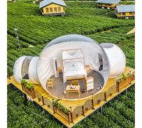 LFCKVX Large Outdoor Inflatable Hotel Tent, Transparent Dome Bubble House, Style, Person, 6m, Camping & Hiking, Festival, Picnic, Stargazing, Backyard