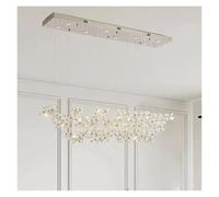 LFCKVX Luxury Crystal Chandelier Large Home Flower Shaped Crystal Decorative Fixture for Restaurant BARL