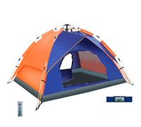 LFCKVX Person Automatic & Instant Setup Pop Up and with Carry Bag Tent Waterproof Camping Hiking Travel Beach Tents for Family Groups, Orange