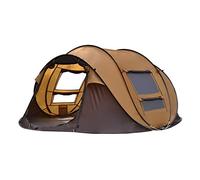 LFCKVX Tents Automatic Pop-up Person Outdoor Instant Setup 4 Season Waterproof Tent for Hiking, Camping, Travelling, Olive