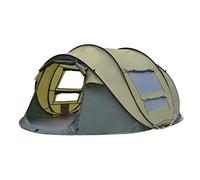 LFCKVX Tents Automatic Pop-up Person Outdoor Instant Setup 4 Season Waterproof Tent for Hiking, Camping, Travelling, Olive