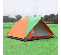 LFCKVX Tents for Camping 2-3 Person Family Double Layer Tent Waterproof Windproof Anti-UV Apply to Backyard, Outdoor, Hiking with Mesh Door