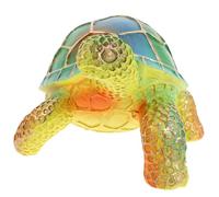 LFCKVX Turtle Night Animal Table Lamp Stained Resin Bedroom Living Room Decor Lifelike Decorative Light for Home and Nursery