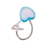LFCKVX USB Clip Clip Light for Reading, Studying & Working - Energy Saving and - Blue