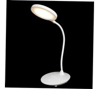 LFCKVX USB Rechargeable Desk Lamp Dimmable Touch Control Reading Study Eye Caring Flicker Soft Light for Home and Office Use