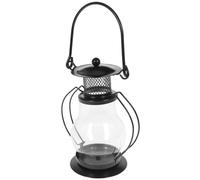 LFCKVX Vintage Kerosene Antique Oil Lantern Home Outdoor Use Decorative Glass Temple Lamp Windproof for Tabletop Fireplace Desk