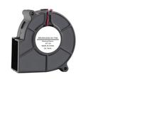 LFCXYOCD Ventilador centrífugo DC 5V 12V 24V 75mm x 30mm 7530 7,5 cm Ventilador de radiador de Doble Bola 75mm purificador Ventilador disipador de Calor(12V Sleeve,2PCS 7530 Blowers)