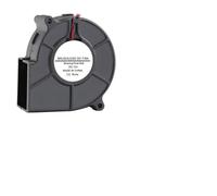 LFCXYOCD Ventilador centrífugo DC 5V 12V 24V 75mm x 30mm 7530 7,5 cm Ventilador de radiador de Doble Bola 75mm purificador Ventilador disipador de Calor(12V Ball DC Female,2PCS 7530 Blowers)